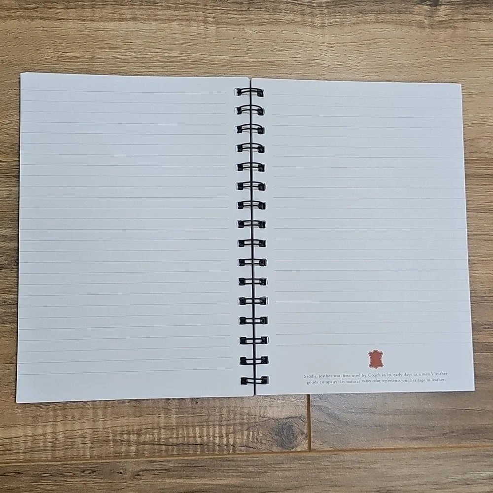 NWOT Coach x Peanuts Notebook In Signature Canvas